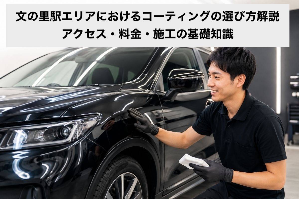 文の里駅エリアにおけるコーティングの選び方解説|アクセス・料金・施工の基礎知識